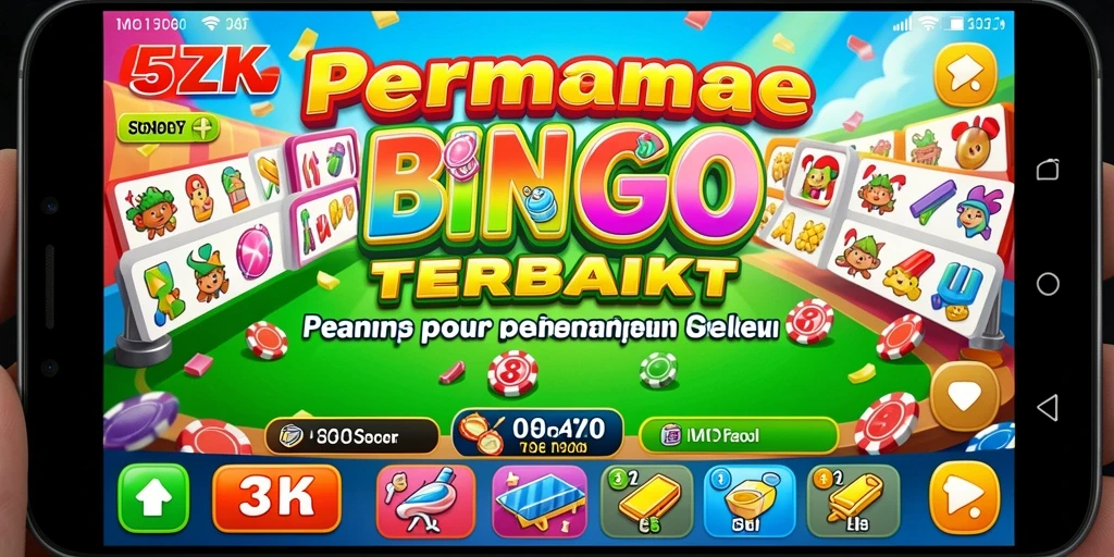 Tampilan gameplay seru dari aplikasi Bingo 5ZK.