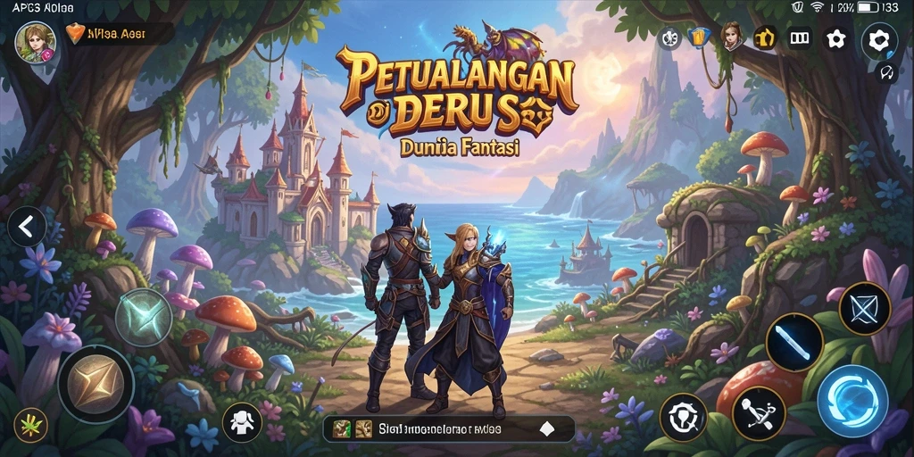 Tampilan gameplay seru dari API33 yang menampilkan petualangan menantang.