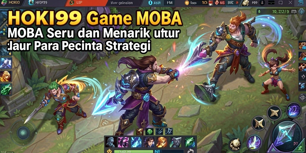 Tampilan karakter dan aksi seru dalam gameplay HOKI99.