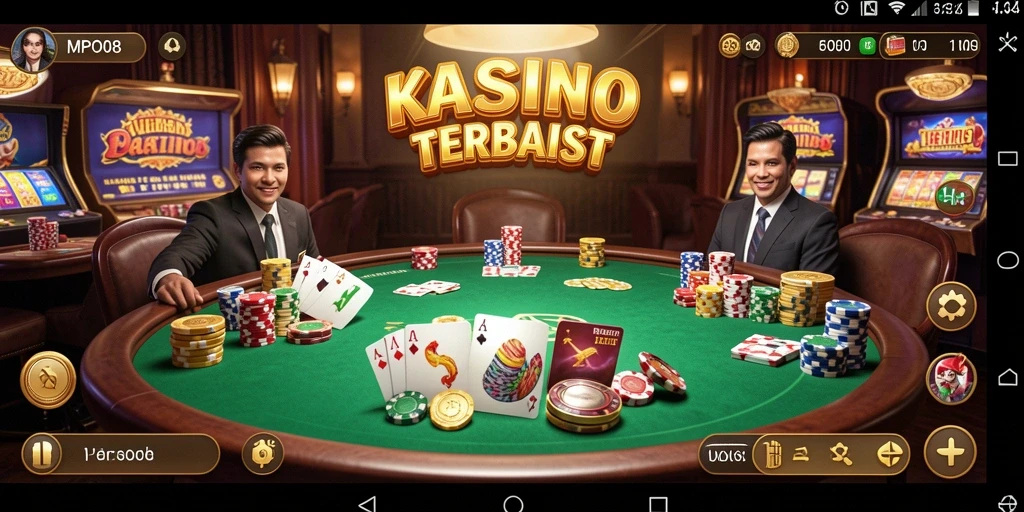Tampilan menarik dari gameplay MPO08 yang seru dan mengasyikkan.