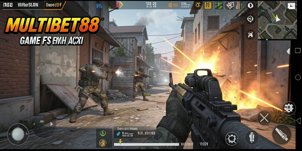 Screenshot gameplay MULTIBET88 yang mendebarkan di lapangan tempur.