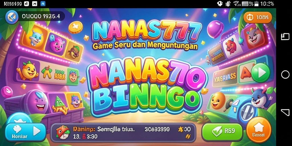 Gameplay seru NANAS777 dengan berbagai pilihan Bingo.