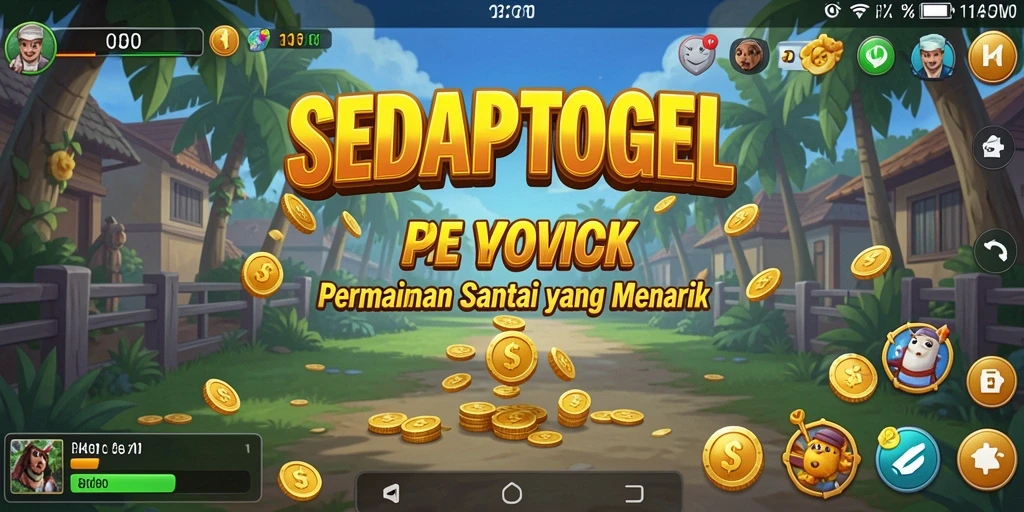 Tampilan gameplay SEDAPTOGEL yang seru dan penuh warna.