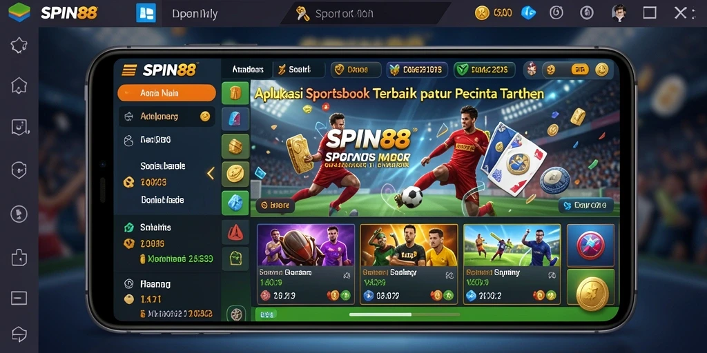 Tampilan menarik dari gameplay SPIN88 dalam taruhan olahraga.