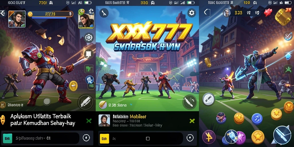 Tampilan antarmuka utama XXX777 yang memudahkan pengguna.